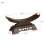 Stand Solid Wood Display Samurai Holder Home Decor Craft 25x8.5x13CM 3
