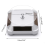Rotating Display Stand 360 Degree Solar Power Turntable Silver 8