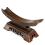 Stand Solid Wood Display Samurai Holder Home Decor Craft 30x9.5x14CM 4
