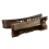 Stand Solid Wood Display Samurai Holder Home Decor Craft 19x5.5x10CM 6