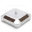 Rotating Display Stand 360 Degree Solar Power Turntable Silver 1