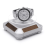 Rotating Display Stand 360 Degree Solar Power Turntable Silver 7