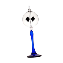 Solar Crookes Radiometer Sonnenlicht Energie Flügel Tischdekoration für Tisch Eingang Wohnzimmer Schrank Blau