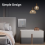 Mechanical Button Switch 1/2Gang 1Way Light Wall Electrical Socket TV CAT6 Glass Panel 6