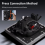 Mechanical Button Switch 1/2Gang 1Way Light Wall Electrical Socket TV CAT6 Glass Panel 5