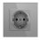 Mechanical Button Switch 1/2Gang 1Way Light Wall Electrical Socket TV CAT6 Glass Panel 2