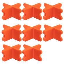 8 Pcs Deck Spacer Tool,4 Thicknesses Board Spacers(1/16In, 1/8In, 3/16In, 1/4In), Spacers Assorted Orange