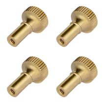 Messing lampenschakelaar, vervangende aan/uit-knop, standaardmaat draaiknoppen 4 stuks