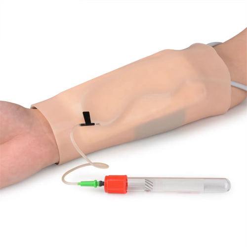 New Detachable IV Sleeve Trainer Kit for Forearm Phlebotomy Practice Split Venous Puncture Model 2