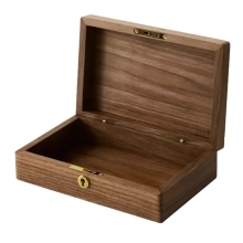 Home Walnoot Vintage Bureau Artikelen Cosmetische Sieraden Opbergdoos Massief Houten Doos