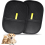 Lot de 2 gants de toilettage électrostatiques réutilisables pour animaux de compagnie 1