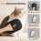 Lot de 2 gants de toilettage électrostatiques réutilisables pour animaux de compagnie 4
