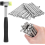 21PCS Leather Stamping Tools,Leather Kit with Rubber Hammer, 20 Different Special Shape Stamp Set Carving Tools 2