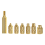 7PCS Heat Set Insert Soldering Iron Tip Head M2 M2.5 M3 M5 M6 Hot Melt Insets Nut Brass Embedded Thread Insertion Kit 2