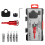 Multifunction Countersink Drill Bit Set with Adjustable Depth Stop Converts to 45Degree Chamfer Cutter Dual Sided 8/10mm 7