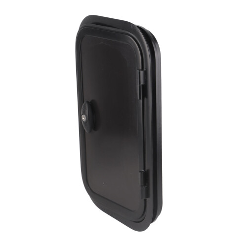 RV Baggage Door Black Heavy Duty Square Rounded 2