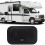 RV Baggage Door Black Heavy Duty Square Rounded 11