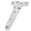 Türscharnier T-Typ Tor Butt Verdickter Edelstahl Heimteile 151x75x4,5mm 2