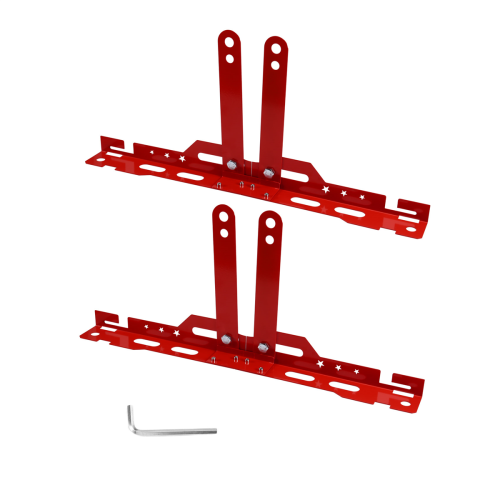 Car Wheel Alignment Tool Plates Adjustable Automotive Leveling Aligner Balancing Red 2