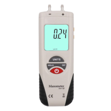HT-1890 Gasdruckmesser Manometer Digitale Daten halten Dual Port Air HVAC Teste Meter