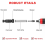 Adattatore per rivetti elettrici M3 M5 M6 M8 M10, convertitore per rivettatrice rapida 6