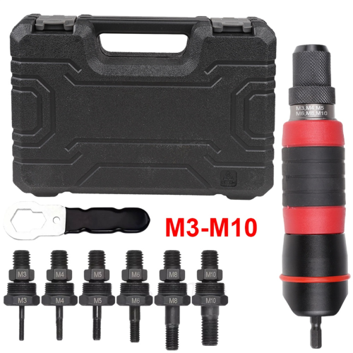 Adattatore per rivetti elettrici M3 M5 M6 M8 M10, convertitore per rivettatrice rapida 2