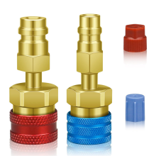 Adapter Schnellkupplung für R1234YF/R12 auf R134A High Low Side Connector Autoklimaanlage