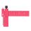 Equidistant Parallel Scriber, Adjustable Writing Ruler Red 1