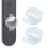 2er-Pack Riegel-Kindersicherungsabdeckung, sicherer Türknauf, transparent 3