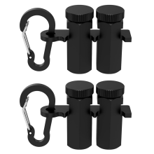 4 Pcs Tall Stair Gauges Framing Square with Holder and Carabiner, Stringer Layout Tool Jig, Rafter Gauge Clamps