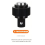 3/8 Inch Retractable Ratchet Drive Rotating Reversible 72 Tooth Socket Wrench Mechanical Tool 6