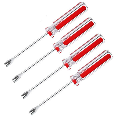 4 Pack Tack Lifter Puller Nail Puller, U Tip Staple Rivet Remover Tool 1