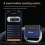 DA200 Auto OBD II Kartenlesetool BLE Bluetooth 4.0/5.4 OBD2 Autodiagnosescanner 25K80 Chip-Fehlercoder Kostenlose APP 5