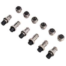 6PCS Aviation Stecker Stecker GX16 2 3 4 5 6 7Pin Docking Buchse Wasserdichte Rund