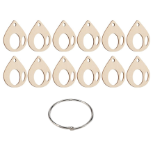 100 Stück Stickgarntropfen Holzfaden – Spulen, Wickelbrett, Karte, Handarbeitsorganisation, 50 x 44 mm