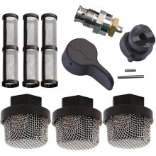246384 246385 Filtersatz & 235014 Ansaugventil, Ablassventil-Ersatzsatz für 390 395 490 495 595 3400 Airless-Farbe