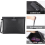 Fireproof Document Bag with Lock, Zipper Closure, Storage Pouch for A4 Letter Size Document, Cash,Cell Phone,Tablet 4