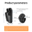Remote Control Page Turner Camera Camcorder for EReaders+ Extenders Black 11