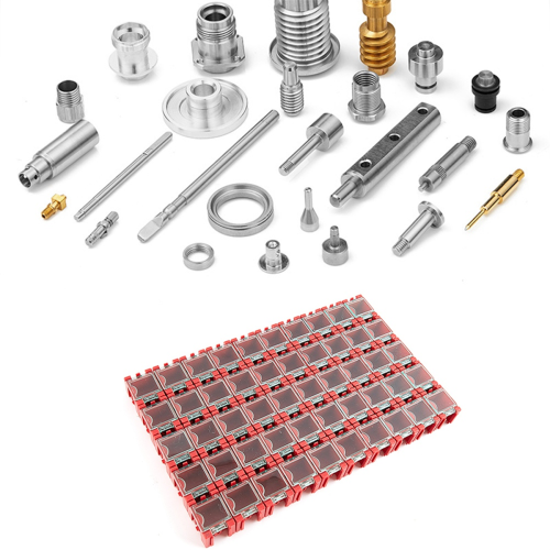SMD SMT Elektronische Componentencontainer Mini Opbergdozen Kit Blauw 2