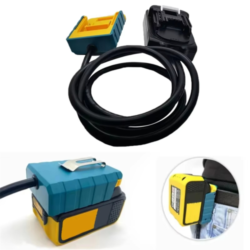 Cavo di prolunga per batteria e utensili al litio da 18 V, lunghezza cavo 1,5 m con gancio 2