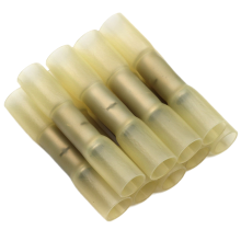 Lot de 100 connecteurs thermorétractables, isolés, étanches, à sertir, pour fils électriques, 26-10 AWG C