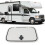 RV Baggage Door H500 W300mm Rounded Corner UV 12