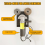 Angle Grinder Wall Storage Mount Metal Wall-Mounted Hanging Shelf Fixed Polishers Holder Stable 5