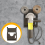 Angle Grinder Wall Storage Mount Metal Wall-Mounted Hanging Shelf Fixed Polishers Holder Stable 6