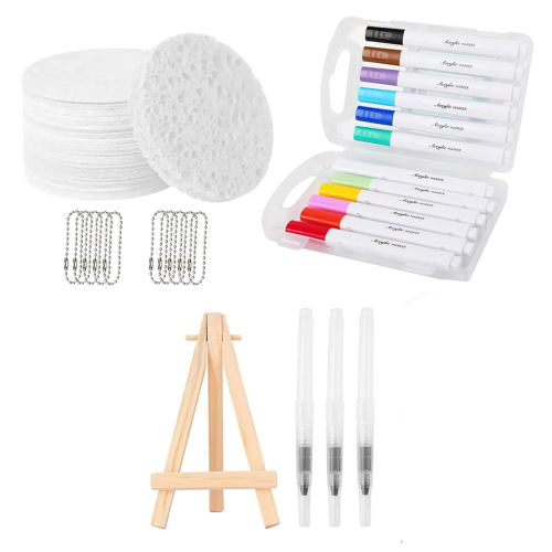 Magic Puffy Paint,3D Drawing Canvas ,Puffy Popcorn Texture Painting Kit,DIY Bubble Pens 1