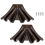 2PCS Gutter Downspout Diverter, Extensions for Rainwater Dispersal, Rain Disperser Brown 2