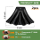 2PCS Gutter Downspout Diverter, Extensions for Rainwater Dispersal, Rain Disperser Black 7