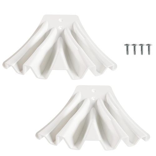 2PCS Gutter Downspout Diverter, Extensions for Rainwater Dispersal, Rain Disperser White