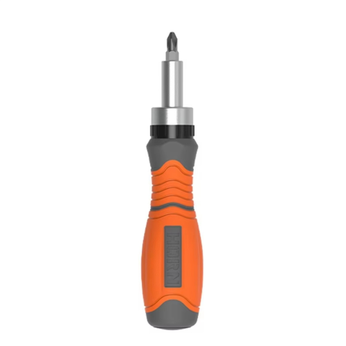 11 in 1 Ratchet Screwdriver Hidden Head Multi Angle Corner Capable Multifunctional Tool Orange