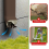 2PCS Gutter Downspout Diverter, Extensions for Rainwater Dispersal, Rain Disperser Brown 6